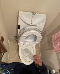 トイレ交換工事写真　後